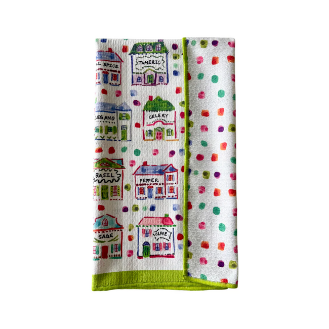 Spice Village Tea Towel