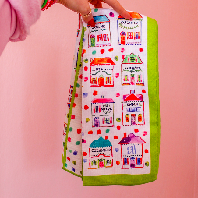 Spice Village Tea Towel
