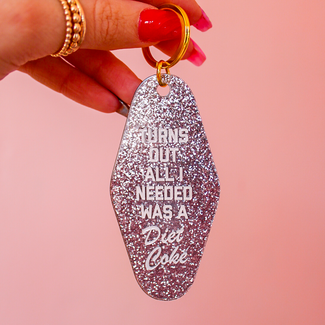 Turns Out All I Needed Was a Diet Coke Keychain