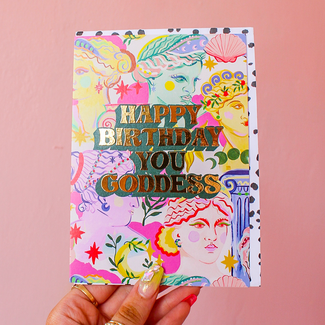 Happy Birthday Goddess Card