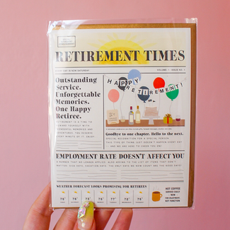 Retirement Times Greeting Card