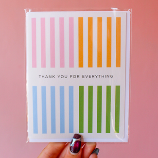 Thank You For Everything Card