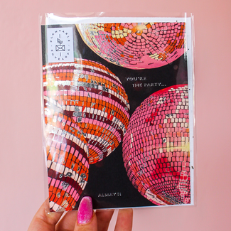 Seedlings You're the Party Disco Birthday Card