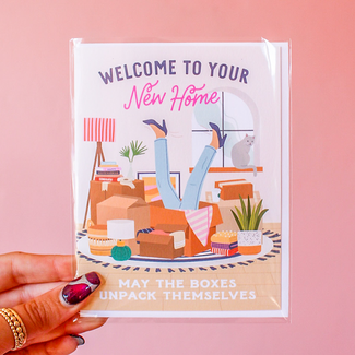 Welcome to Your New Home Card