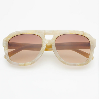 Voyager Gray & Pearl Sunglasses by Freyrs