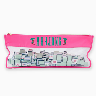 Oh My Mahjong Pink Monkey Mahjong Bag