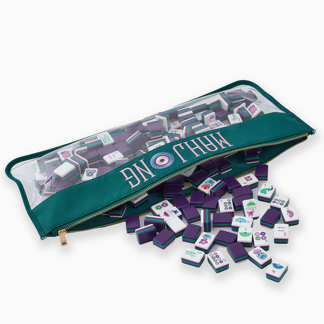 Teal Mahjong Bag