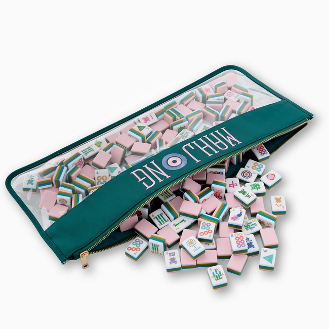 Teal Mahjong Bag