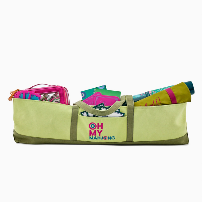 Green Mat Storage Bag Mahjong