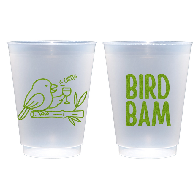 Bird Bam Frosted Cups (8 Ct)