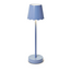 Blue LED Portable Cordless Table Lamp with Scalloped Edge Shade in Gift Box