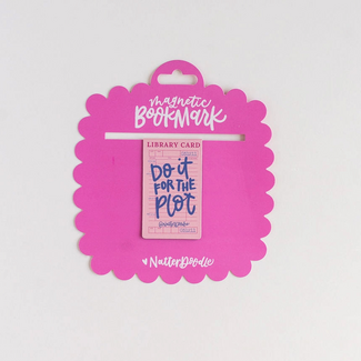 natterdoodle Do it for the Plot Magnetic Bookmark