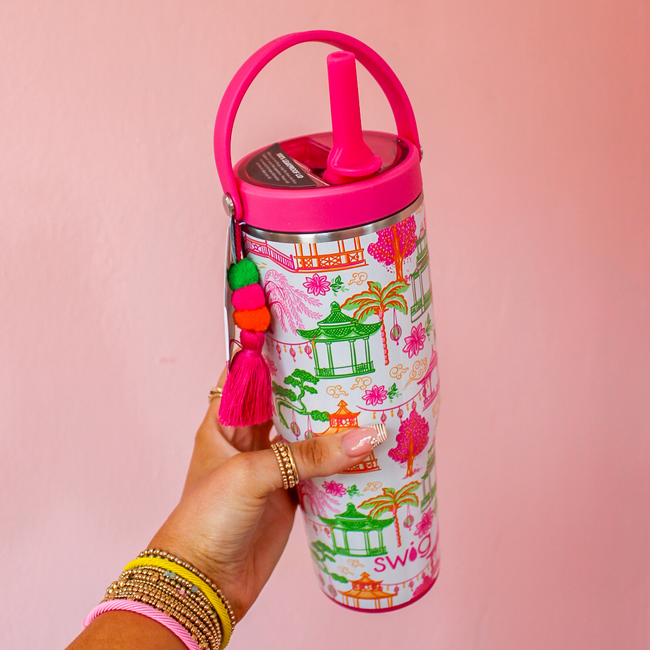 30oz To-Go Tumbler - Pagoda Paradise