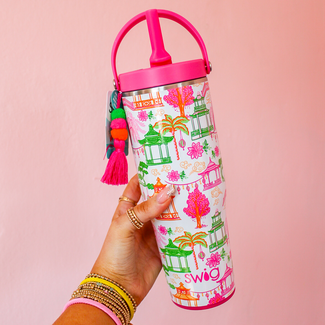 30oz To-Go Tumbler - Pagoda Paradise