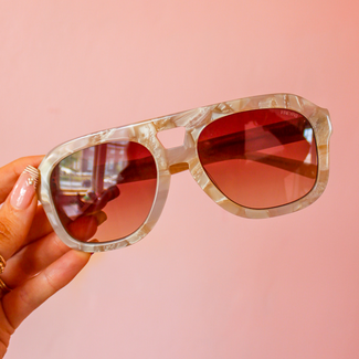 Voyager Gray & Pearl Sunglasses by Freyrs
