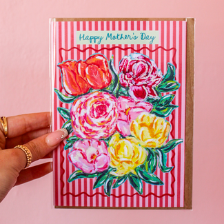 The Shelley Society Mother's Day Bouquet Card