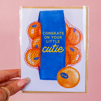 Simple Whimsy Congrats On Your Little Cutie - New Baby Card