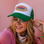 Catch of the Day Trucker Hat in Green Split