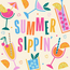 Summer Sippin Cocktail Napkins