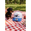 Red White and Woof Embroidered Hat