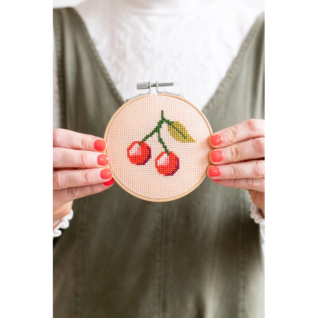 Cherry Cross Stitch Kit