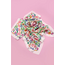 White Floral Silk Bandana Scarf