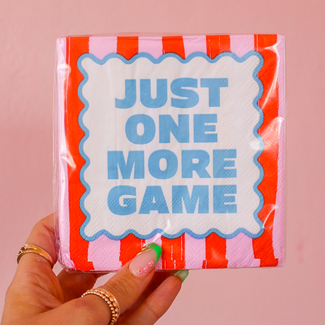 soiree-sisters One More Game Mahjong Cocktail Napkin