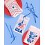 Party in the USA Sippers - 16 Pouches + Straws