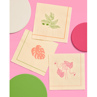 xo, fetti Palm Royale Cocktail Napkins