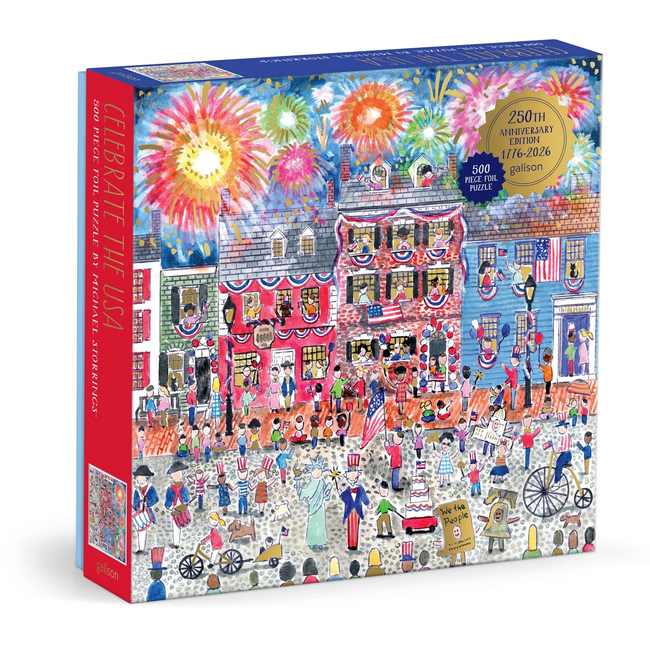 Michael Storrings Celebrate the USA 500 Piece Foil Puzzle