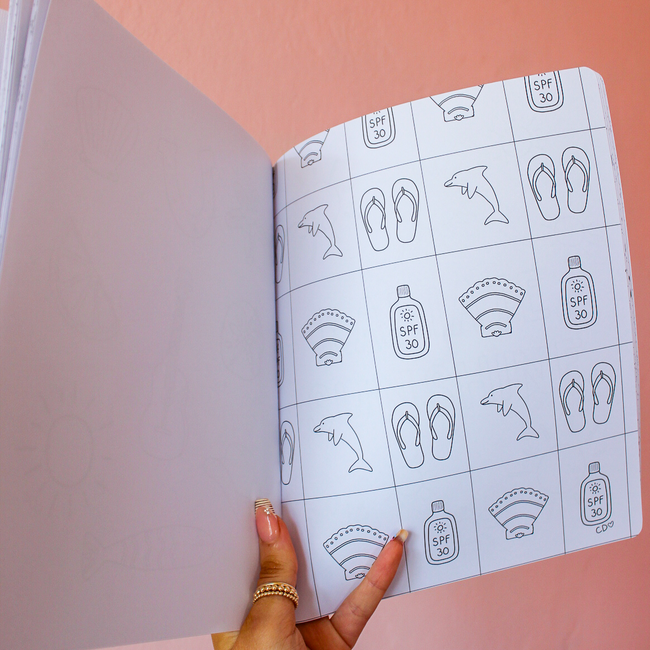 Coastal Cowgirl Beach & Western-Inspired Coloring Book