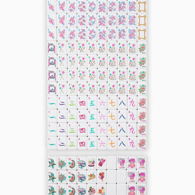 Glitterville Mahjong Tiles