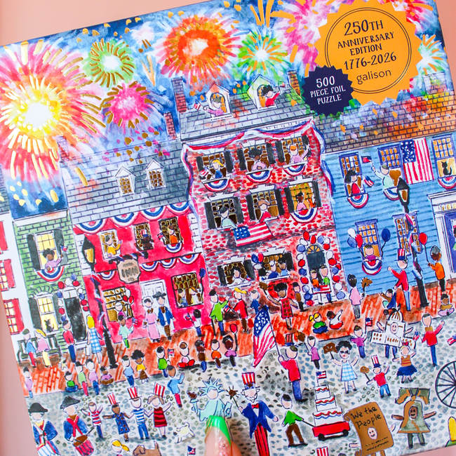 Michael Storrings Celebrate the USA 500 Piece Foil Puzzle