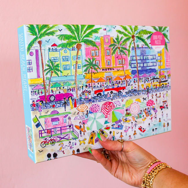 Michael Storrings South Beach Miami 1000 Piece Puzzle