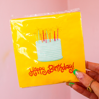 Happy Everything! Cocktail Napkins Sparkle Cake
