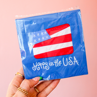 Happy Everything! Cocktail Napkins Flag