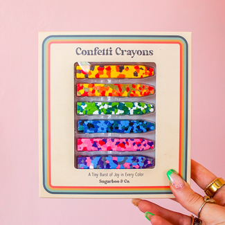 Confetti Crayons - 6 Count