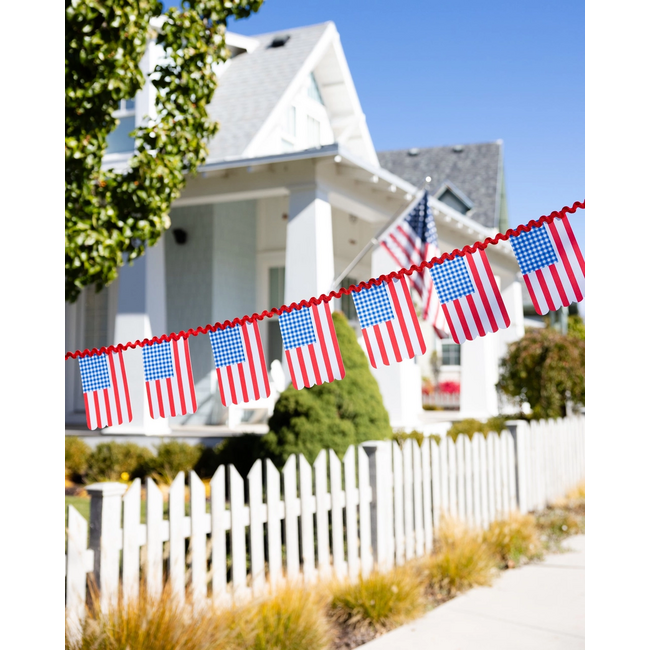 Gingham Flag Banner