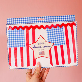 My Mind's Eye Gingham Flag Banner