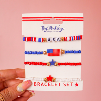 My Mind's Eye Americana Bracelet Set