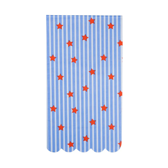 Stripes and Stars Paper Guest Napkin