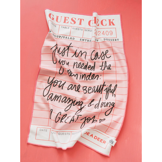 Just In Case Waffle Tea Towel