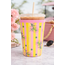 Iced Coffee Sleeve - Palm Springs Yellow Mahjong