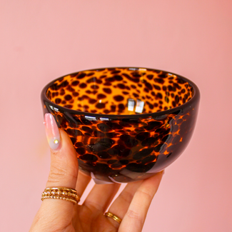 Two's Company Tortoise Print Tidbit Bowl