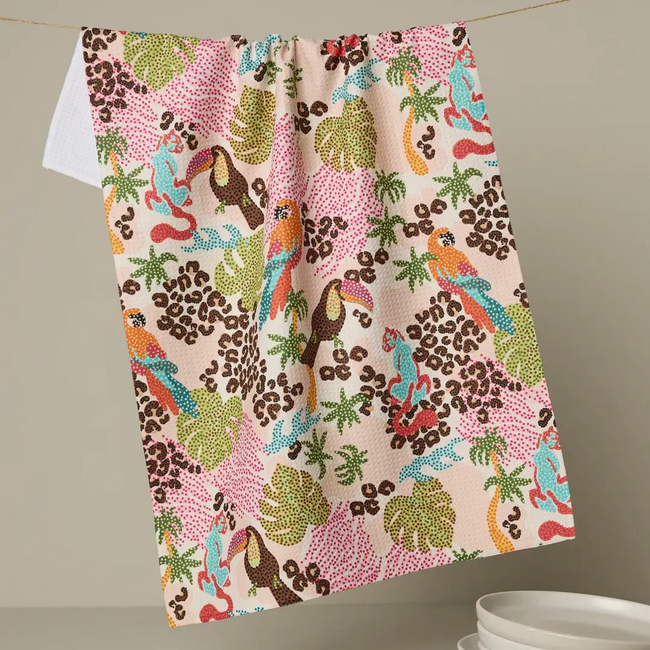 Tropi Hotel Geometry Tea Towel