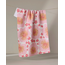 Hibiscus Sunset Geometry Tea Towel