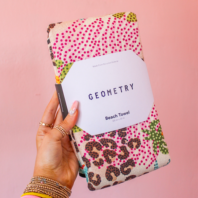 Tropi Hotel Geometry Beach Towel