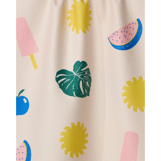 Fruity Pop Geometry Tea Towel