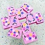 Floating Mahjong Tiles in Floral Pink for the Pool