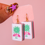 Mahjong Dangle Earrings
